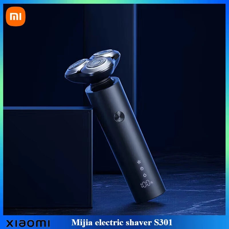 XIAOMI MIJIA S301 Men's Electric Shaver Beard Trimmer Machine Shaving Portable Flex Razor IPX7 Washable Trimer Ceramic Blade