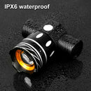 Xmund LED Bicycle Front Light USB Rechargeable Adjustable Bicycle Taillight Set MTB Mountain Cycling Flashlight Bike Accessories