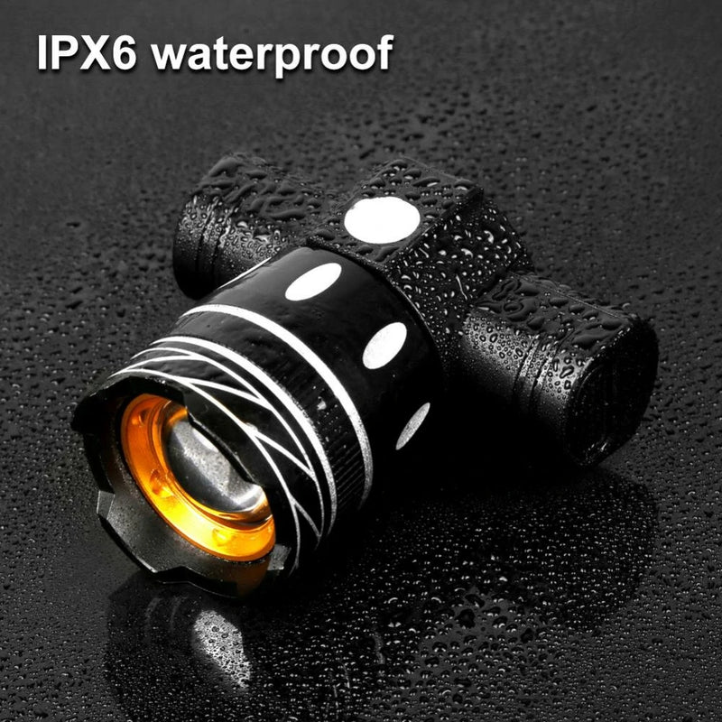 Xmund LED Bicycle Front Light USB Rechargeable Adjustable Bicycle Taillight Set MTB Mountain Cycling Flashlight Bike Accessories