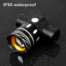 Xmund LED Bicycle Front Light USB Rechargeable Adjustable Bicycle Taillight Set MTB Mountain Cycling Flashlight Bike Accessories