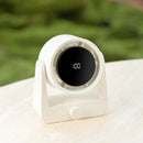 100 Speed Digital Display Electric Fan High Power Wind Desktop Up and Down Adjustable Fan Punch-Free Wall-Mounted USB Household Small Air Circulation Fan Adjustable Angle