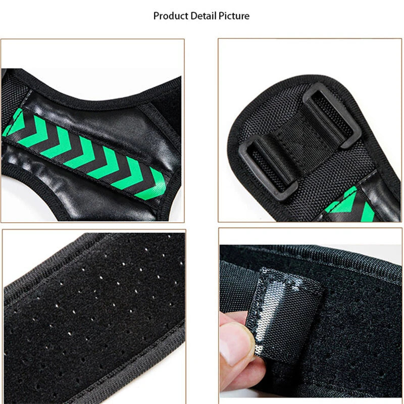 KALOAD Adjustable Back Shoulder Posture Corrector Belt Clavicle Spine Support for Home Office Sport Upper Back Neck Brace