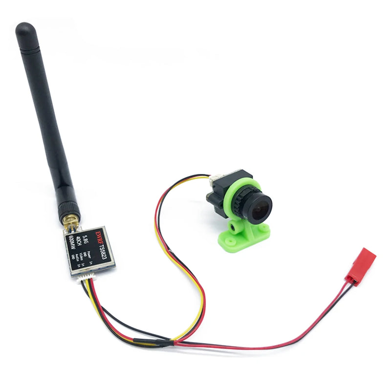 EWRF TS5823 5.8GHz 40CH 200/ 600mW FPV Transmitter AIO VTX With COMS 1000TVL 120 Degree Camera For RC Drones