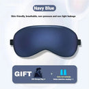 KALOAD Double Sided Simulated Silk Sleeping Eye Mask Adjustable Elastic Band Blackout Travel Sleep Eyeshade Nap Cover