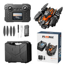 XKJ K12 MAX Three Camera WiFi FPV with LCD Screen Controller Servo Gimbal 360 Obstacle Avoidance Brushless Foldable RC Drone Quadcopter RTF