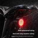 OFFBONDAGE ATS-Q6 Smart Auto Brake Sensing Bicycle Taillight 13 Light Modes Type-C Rechargeable Waterproof Bike Rear Light for MTB Road Night Riding Safety