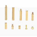 280Pcs M2.5 Hex Nut Assortment Kit Head Brass Spacing Double-pass Screw Threaded Pillar PCB Computer Motherboard StandOff Spacer