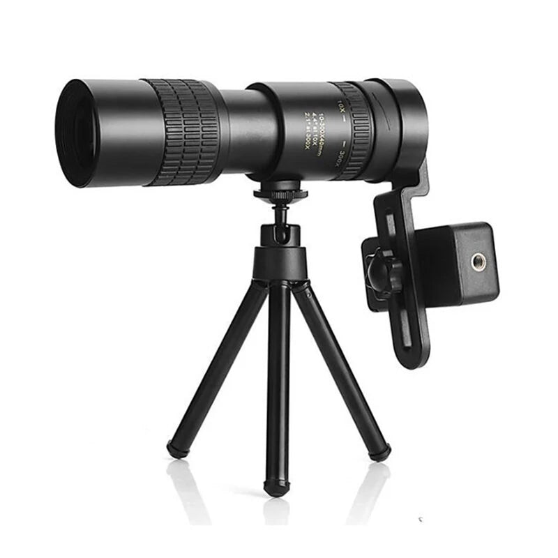 10-300X40 Monocular Telescope HD Zoom Pocket Low Night Vision Powerful Telescope For Camping Hunting Outdoor