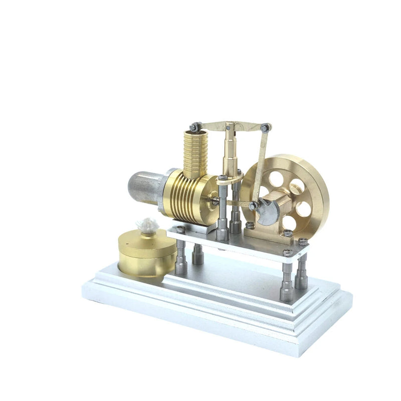 J06H Bee Series Mini Horizontal Stirling Engine Model Physics Science Experiments for Children