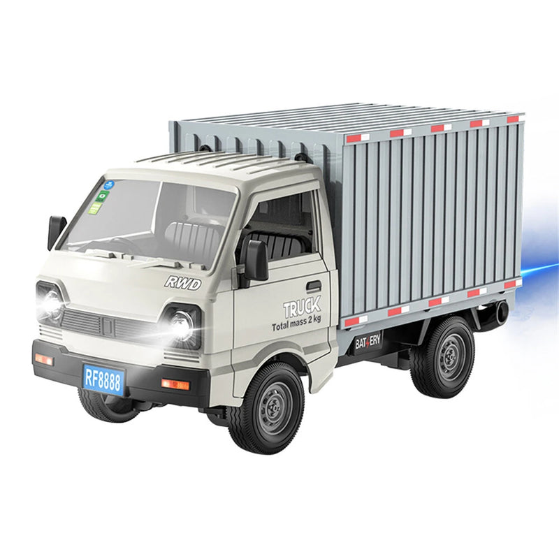 KFPLAN KF21-A/B 1/16 2.4G 2WD Van RC Car RTR for Children Toys With Spray LED Light Vehicle Model Truck
