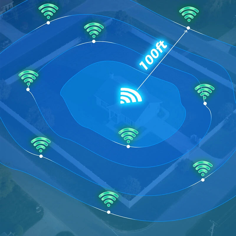 Hiseeu TZ-HBY08 8MP Wireless Security Camera 4K Ultra HD Indoor Outdoor Color Night Vision 2-Way Audio WiFi Home Surveillance Cameras