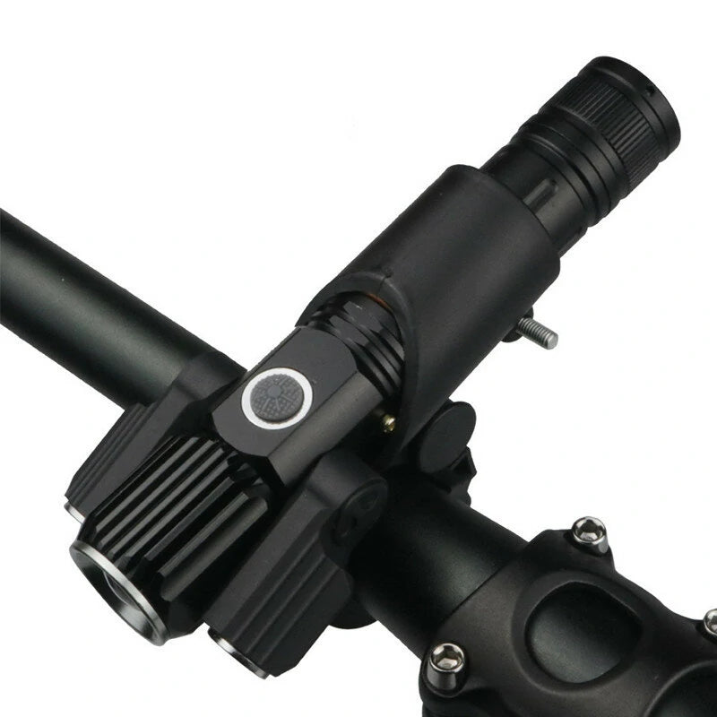 Super Bright Multi-Angle Adjustment USB Rechargeable Waterproof Bike HeadLight Taillight