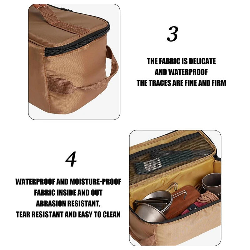 IPRee Large Capacity Light Weight Bag Picnics Travel Gadget Carring Out Shower Box Camping Storage Bag Outdoor Tablewares Bag