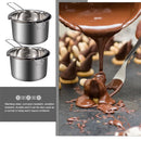 304 Stainless Steel Double Boiler Set Heat-Resistant Chocolate Cheese Melting Pot Baking Tool Kitchen Culinary Accessories