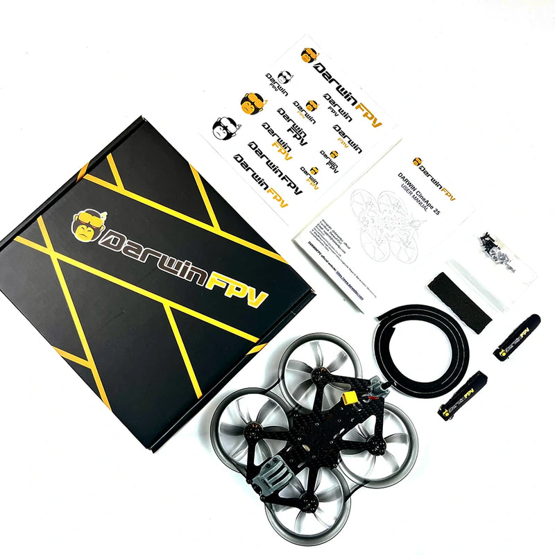 DarwinFPV CineApe 25 112mm 4S Cinematic Whoop Analog/ AVATAR MINI HD 1504 3600KV Motor FPV Racing RC Drone PNP/BNF