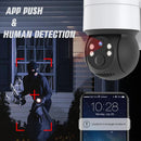 TQ2 1080P WiFi Solar Camera Outdoor Night Vision PTZ IP Camera with Solar Panel Recharge CCTV Video Surveillance Cameras