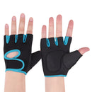 SKDK Breathable Silicone Non-Slip Sports Workout Gloves Half Finger Protective Gear for Gym Bench Press Barbell Fitness
