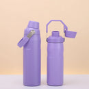 1000ml Stainless Steel Sport Coffee Tumbler Vacuum Flask Water Bottles With Drinking Directly Mouth