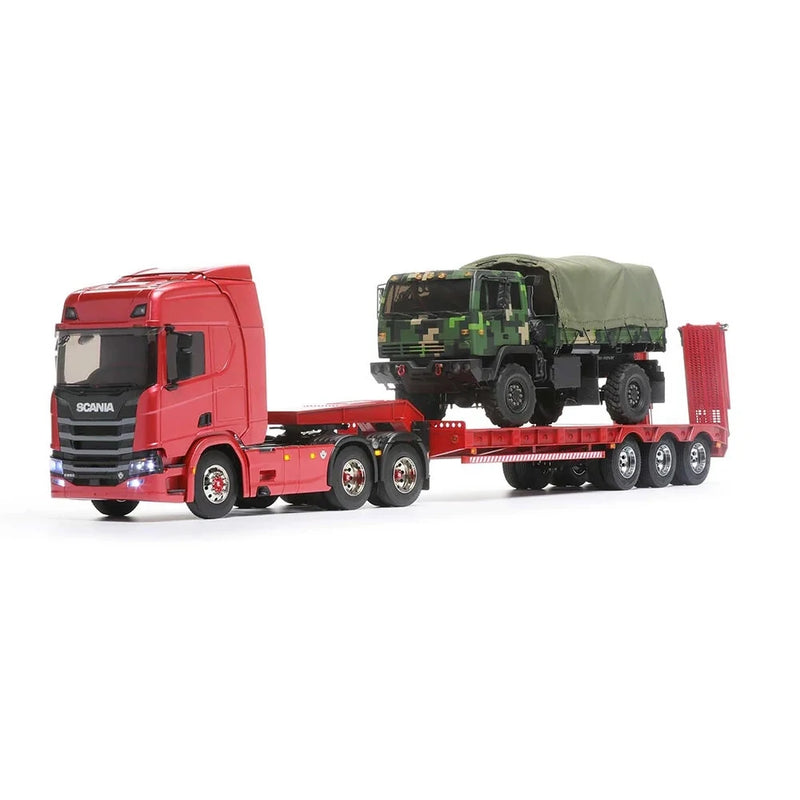 Orlandoo Hunter OH32N02 DIY KIT 1/32 RC Car Flatbed Semi Ramp Trailers Unassembled White Color Mini Truck Vehicles Models Toys