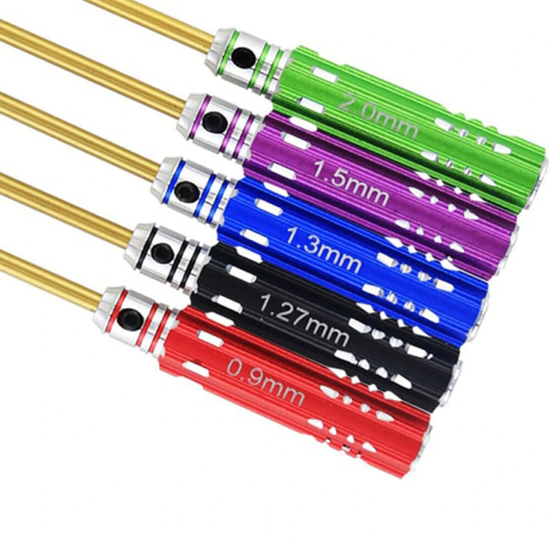 Mini 0.9mm 1.27mm 1.3mm 1.5mm 2.0mm Screw Driver Set HSS Hexagon Screwdriver