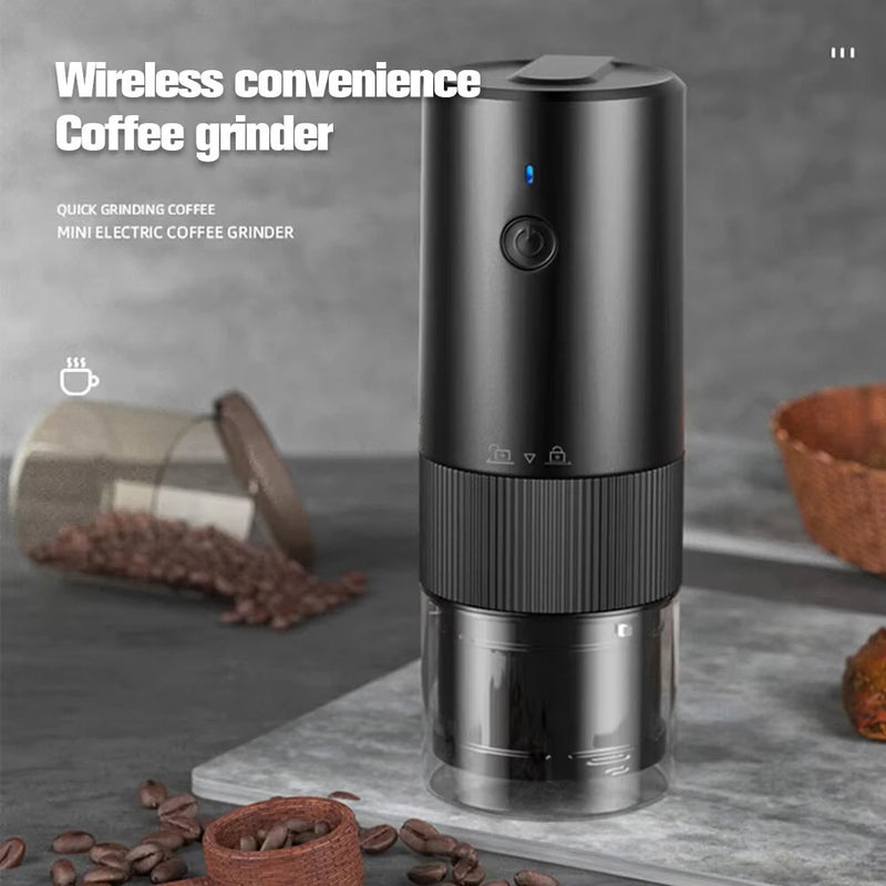 Comfook Portable Electric Coffee Grinder 8 Gears Adjustment Powder Household Food Grade Material Mini Type-C Coffee Machine