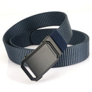 ZANLURE 125cm Metal Buckle Tactical Belt Nylon Wistand Inserting Buckle Military Fan for Men Women