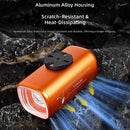 ESLNF Dual Beam Bicycle Light 1300LM USB-C Rechargeable 2400mAh IPX6 Waterproof Cycling for MTB, Road Bike, Scooter