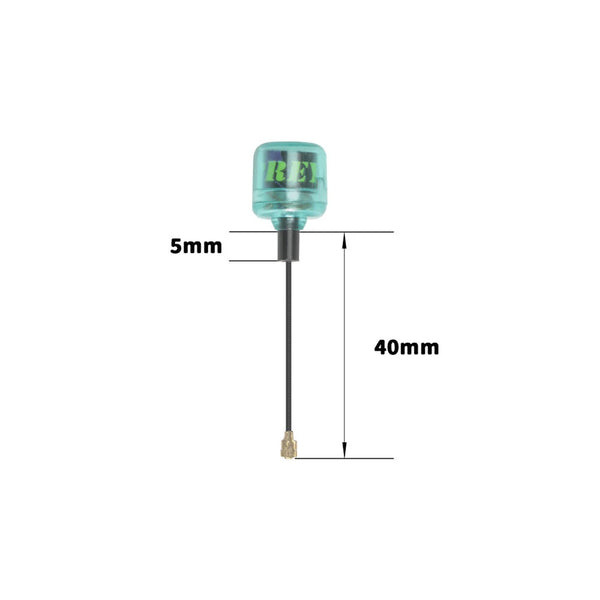 FlyFishRC Osprey 5.8Ghz 40mm Ipex UFL LHCP Stubby Antenna for FPV Racing RC Drone