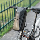 DTUCYCLE 2/3/4L Electric Bike Bag Waterproof Double Zipper Hard Shell Front Hangding Storage Bag for Electric Bicycle Scooter