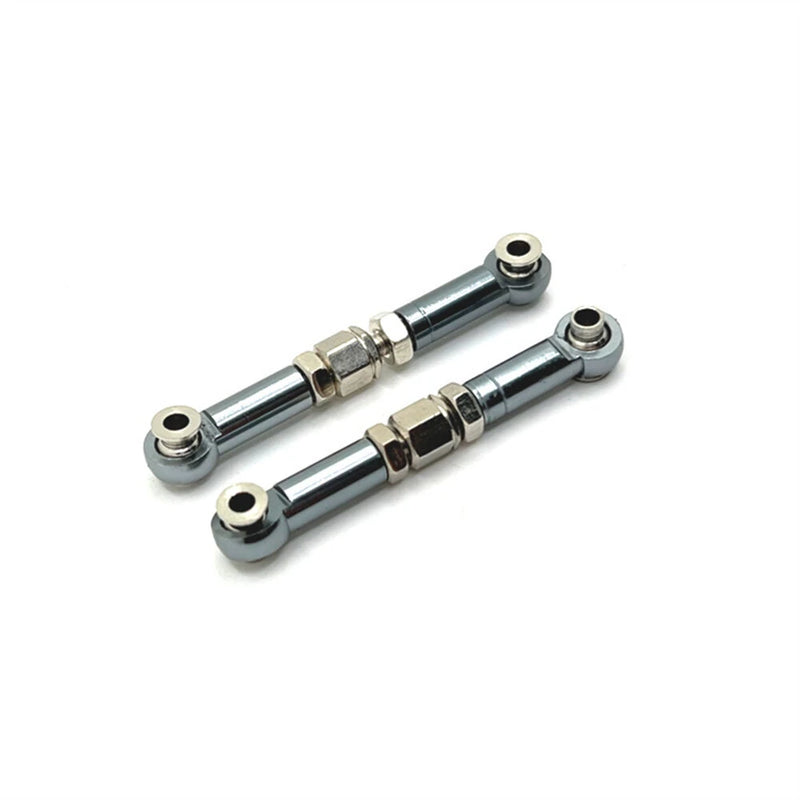 Upgraded Parts Metal Adjustable Steering Rod Set for MJX Hyper Go 16207 16208 16209 16210 H6 1/16 RC Car Vehicle Models Accessories Parts