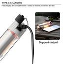 Camping Zoom Flashlight Mini Camping Tent Light Waterproof Multi-function Rechargeable Flashlight Torch Lamp