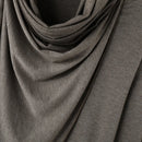 INCERUN Mens Draped Neck Ruffled Long Sleeve T-Shirt Comfortable Stretch Fabric Casual Tshirt for Male