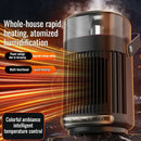 2 In 1 Multifunctional Desktop Humidifier Heater with Colorful Night Light Fast Heating Household Electric Heater for Home Bedroom Office