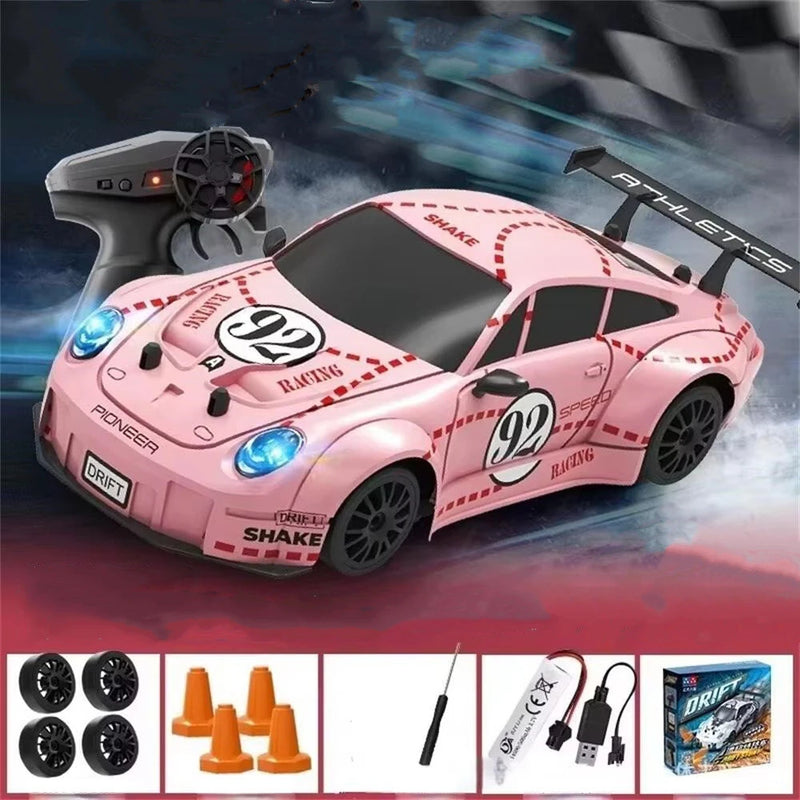 ZG UD2237A RTR 1/24 2.4G 4WD Drift RC Car Mini Race LED Light Radio Control High-Speed Motor On-Road Racing Vehicle Model Boys Gifts Outdoor Toys
