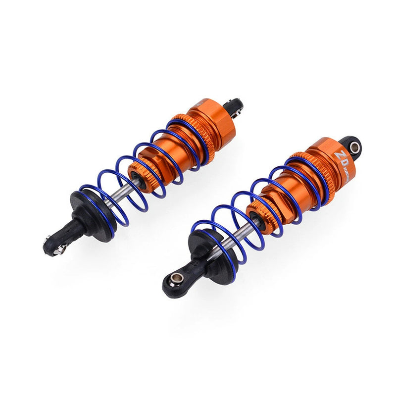 2PCS ZD Racing 7358 Alloy Oil Filled Front Shock Damper Absorber for 1/10 HSP Redcat Hongnor LRP HPI Hobao