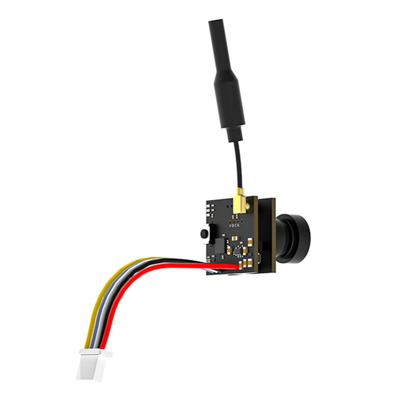 iFlight Borg FPV Camera & VTX Combo - 5.8G 25mW/100mW/150mW Adjustable Power, 1/4" CMOS 600TVL Low-Latency FPV Cam, IRC Tramp Smart VTX, Plug-and-Play All-in-One for Racing Drones