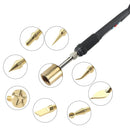 Toaiot Heat Insert Nut Iron Tip Hot Melt Heat Set Insert Tool Soldering Iron Tip 3D Printing Modify Finishing Brass Thread Embed