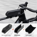 OFFBONDAGE 2L Waterproof Bicycle Top Tube Bag Convenient Zipper Large capacity Bike Front Frame Bag with Bolt Belt for MTB Riding