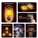Tevorex PTC Fast Heating Desktop Heater 1500W Touch Control Energy-Saving Space Heater for Home & Office