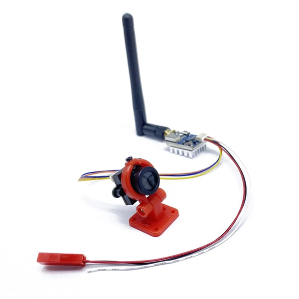 EWRF AIO VTX Camera TX5823 5.8Ghz 40CH 600mW FPV Transmitter + 700TVL 2.8mm CMOS 120 Wide Angle Camera Support 2-3S Battery For RC Drone