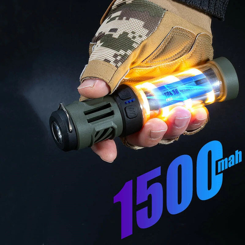3 in 1 Camping Lantern USB Rechargeable Camping Light 1500mAh High Power Mosquito Lamp IP44 Waterproof with Triangle Bracket Telescoping Tripod Outdoor Light for Outdoor Camping