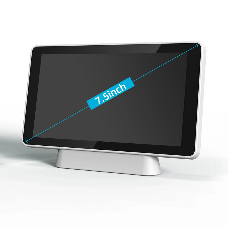 Tuya Wifi Wireless Weather Station Alarm Clock With 7.5 Inch Display / Atomic Clock / Weather Forecast / Outdoor Thermometer / Air Pressure / Moon Phase