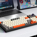 LEAVEN H96 96-Keys Tri-mode Mechanical Gaming Keyboard with Multimedia Knob Hot Swappable RGB Light Enhanced Structure 2.4G/BT5.1/Type-C Wired E-sports Gamer Keyboard