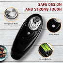 Electric Can Opener Handheld Automatic Bottle Opener Jar Can Tin Touch No Sharp Edges High Power Opener Can Kitchen Accessory