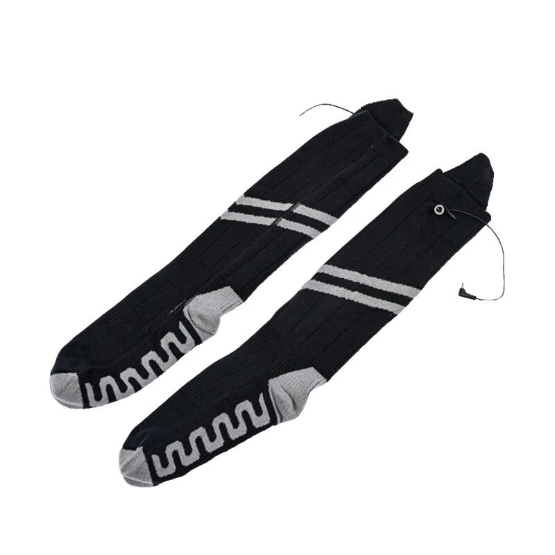 TENGOO Electric Heated Socks Cold Weather Cotton Heat Socks for Men Women, Winter Outdoor Sports Climbing Hiking Hunting Cycling Heating Long Socks