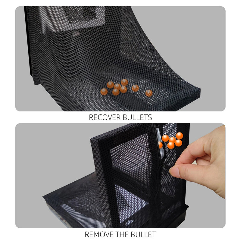 Shooting Target Box Net Cloth CSGO Recycling Adult Practice Paper Targets Sling Collection Portable Foldable High Precision Scoring Toys