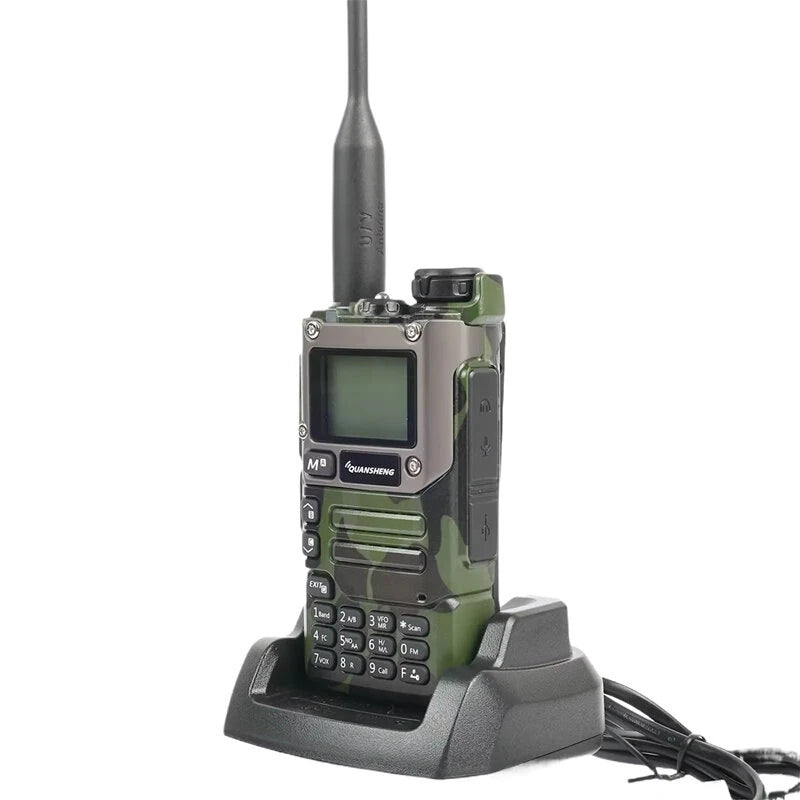 Quansheng UV-K58(K6) Dual Band Walkie Talkie 1600mAh Battery 200 Channels Type-C Amateur Two-way Radio