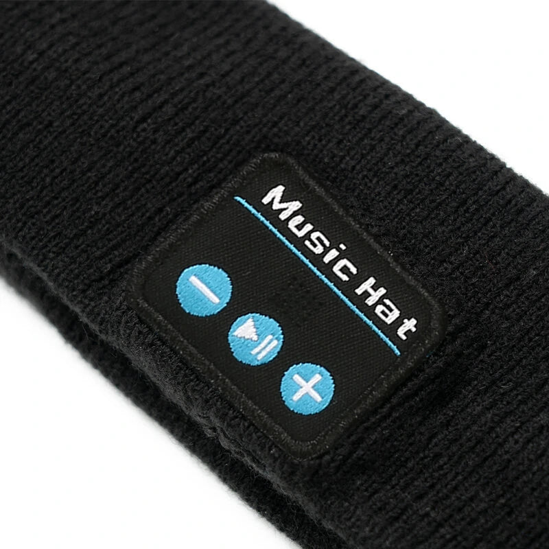 Ultra-Soft Breathable Sports Headband bluetooth V5.0 Wireless Connection HD Stereo Sound Waterproof Music Running Headphone for Jogging Camping Cycling