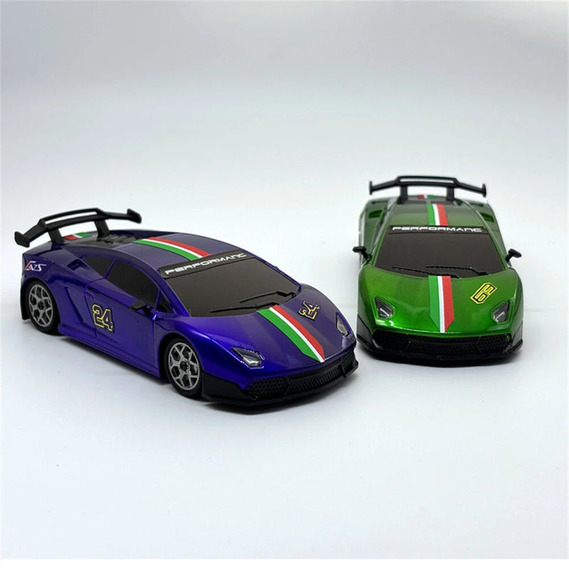 HBX 2198 RTR 1/43 2.4G 4WD Mini RC Car Gyro Race LED Light Full Proportional Remote Control High-Speed Motor On-Road Racing Micro Vehicle Model Boys Gifts Toys