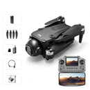 PJC D18 WiFi FPV with LCD Screen Controller Dual Camera 150 Electrically Adjustable Optical Flow Positioning Automatic Obstacle Avoidance Brushless Foldable RC Drone Quadcopter RTF